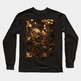 Victorian Gears and Cogs Long Sleeve T-Shirt